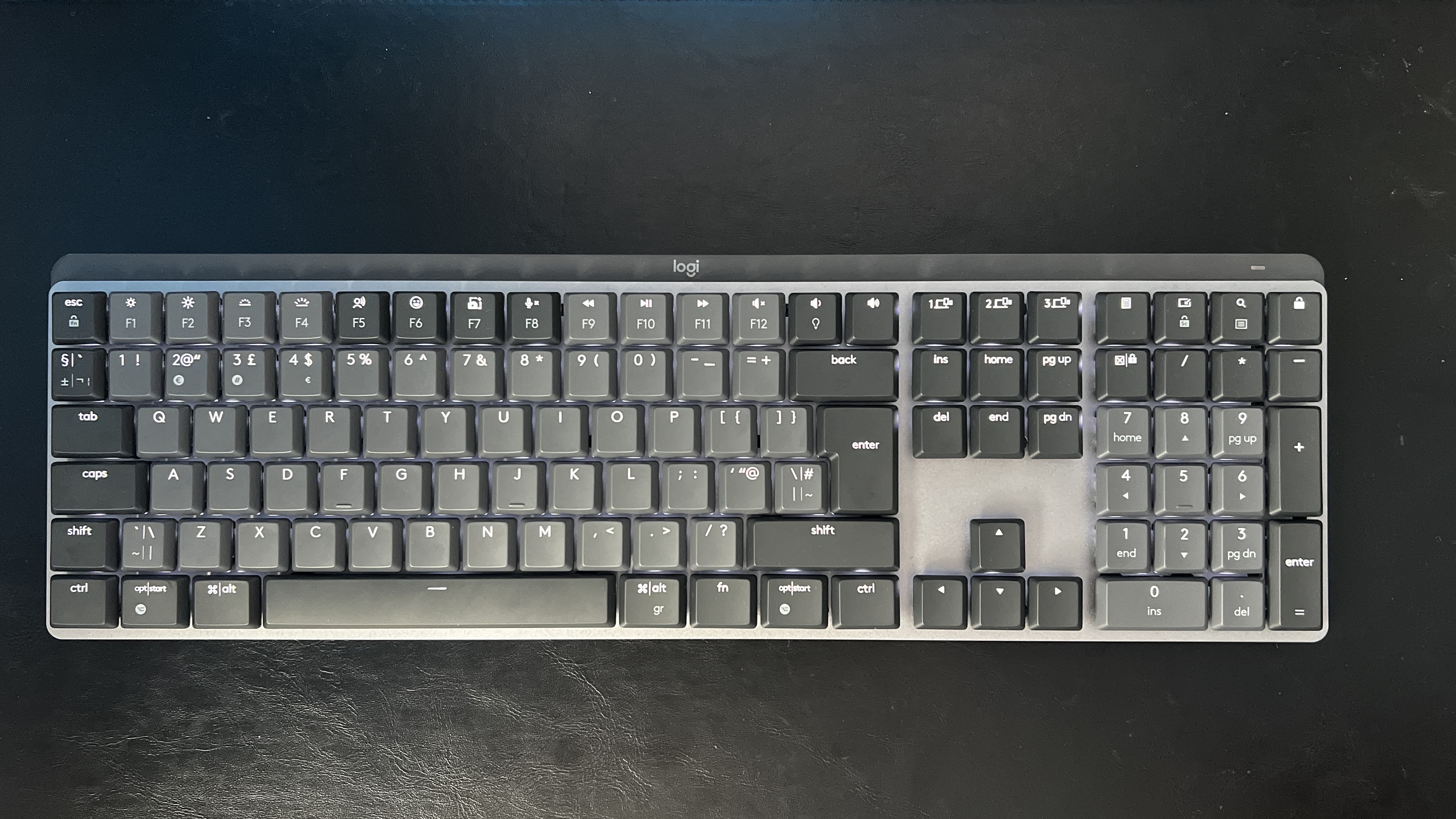 Logitech MX Mechanical Typing test 