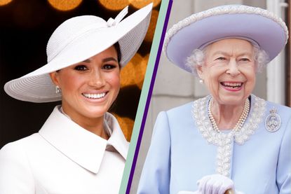 Meghan Markle's birthday messages showcase respect for the Queen, seen here side by side at different events