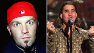 Photos of Fred Durst and Scott Stapp in 2000