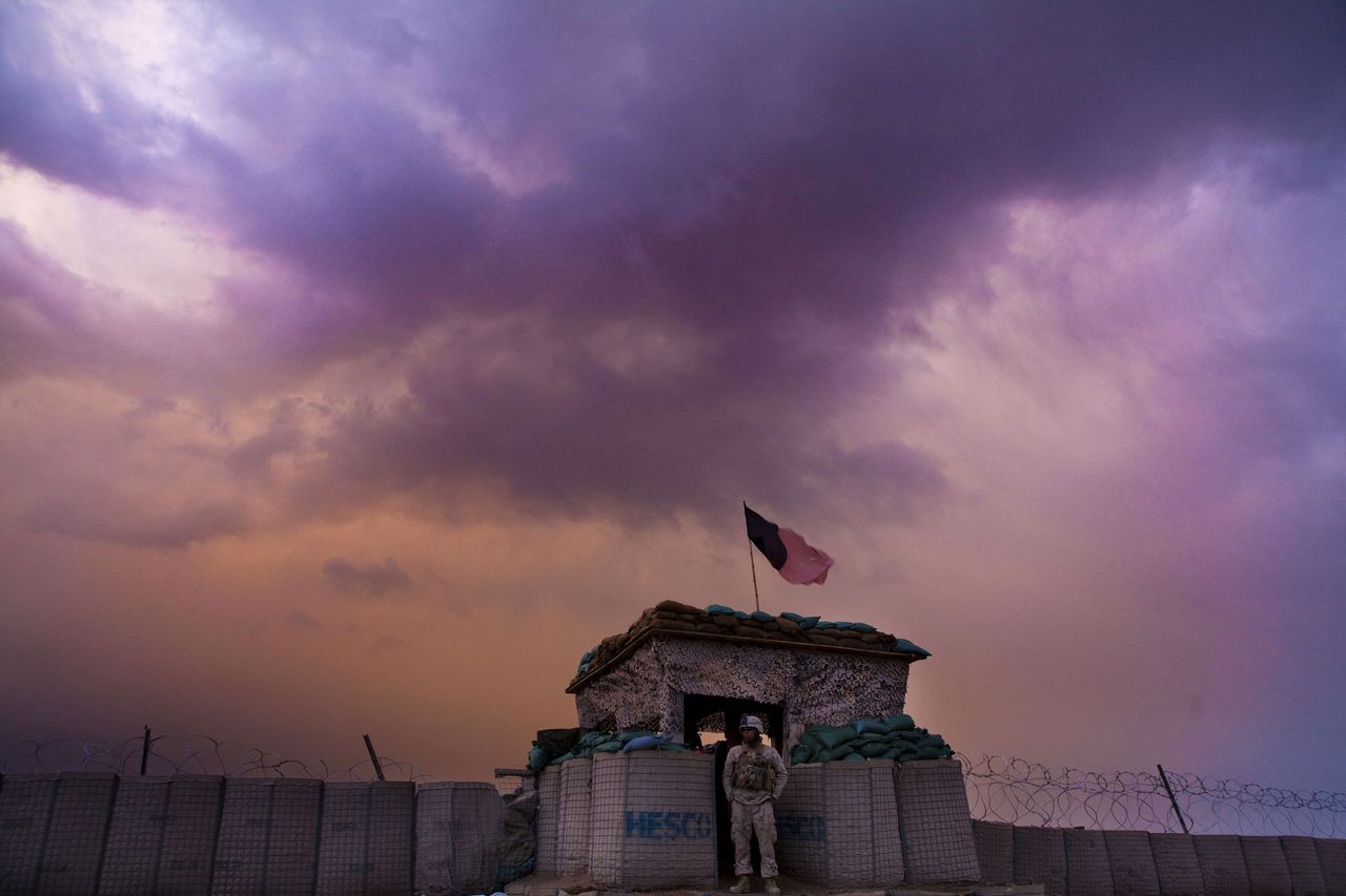 A U.S. Marine in southern Afghanistan in 2011.