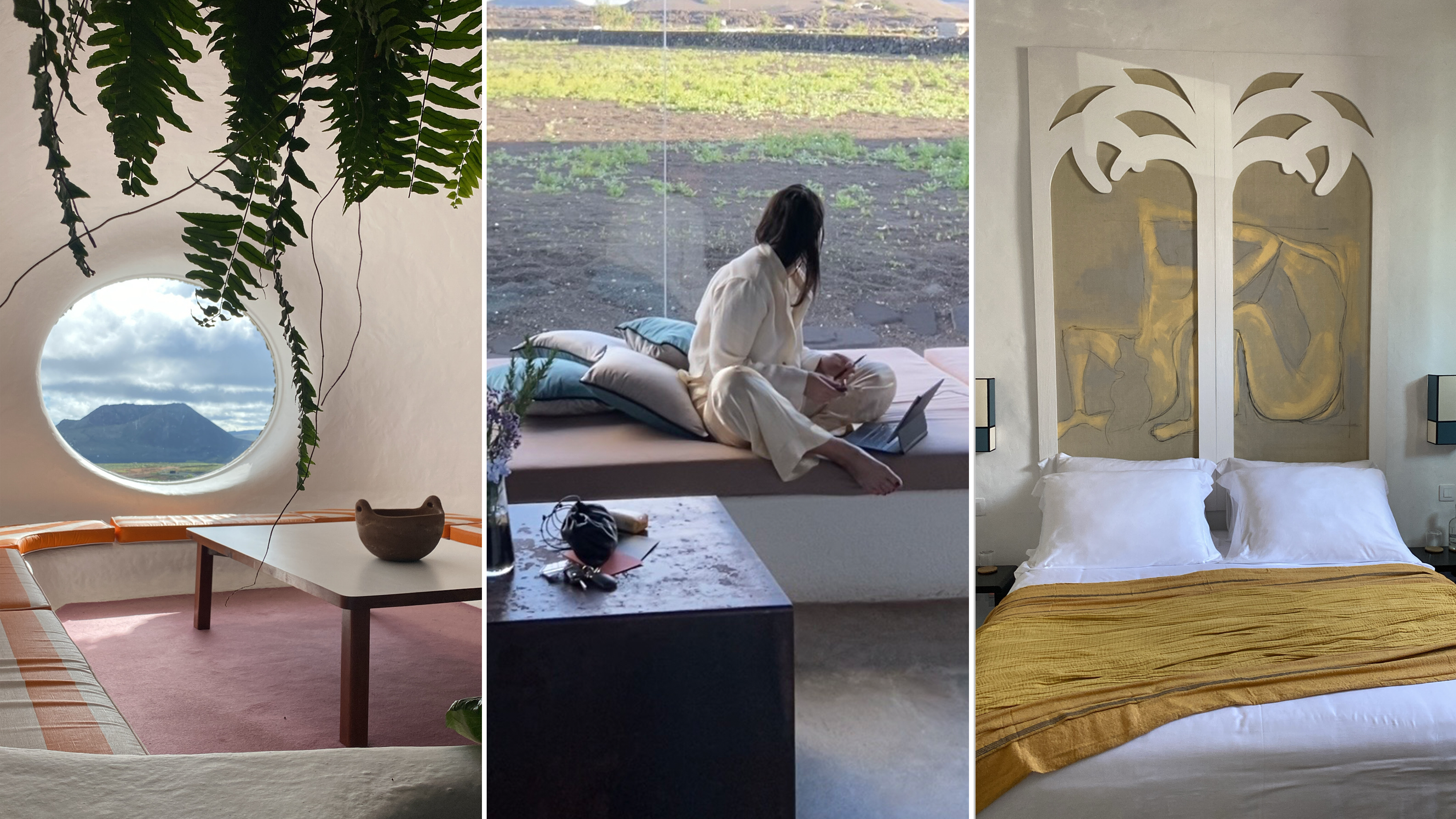 Monica Mendal on a to Lanzarote in the Canary Islands, Spain.