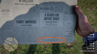 Red Dead Redemption 2 Cheat in a paper