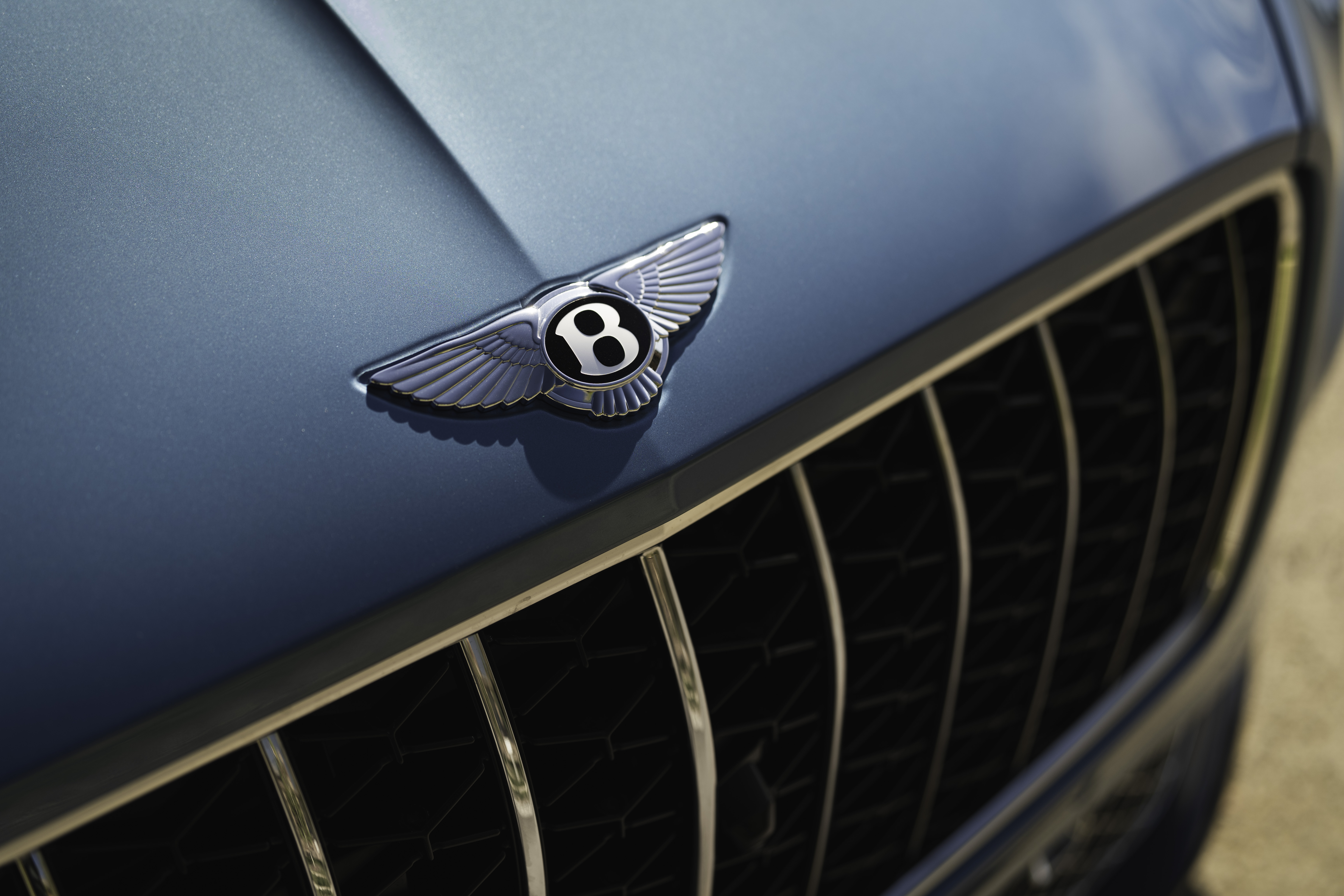Detail of the Bentley Continental GT Azure
