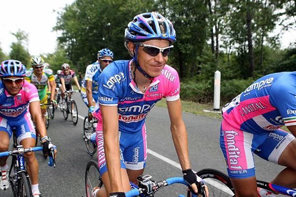 Damiano Cunego (Lampre) enjoying the Tour so far