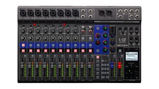 Best home studio mixers: Zoom LiveTrak L-12