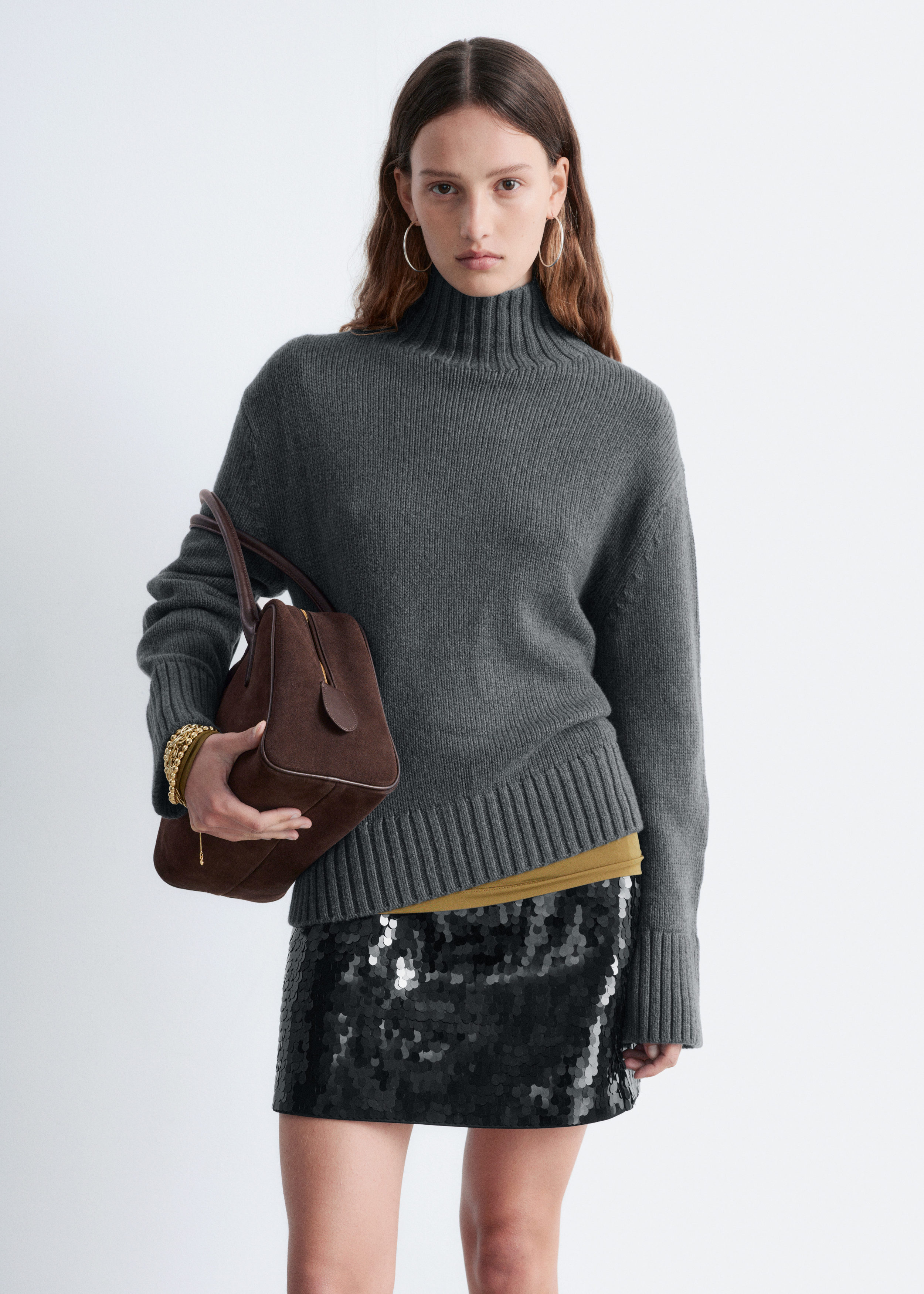 Cashmere-Blend Turtleneck Jumper