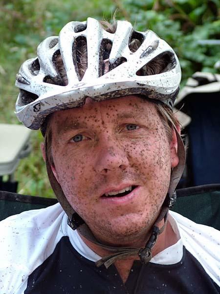 the face of a bonked Alex Metcalfe (Gore)