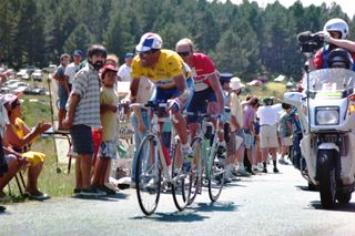 Indurain isolated and struggling