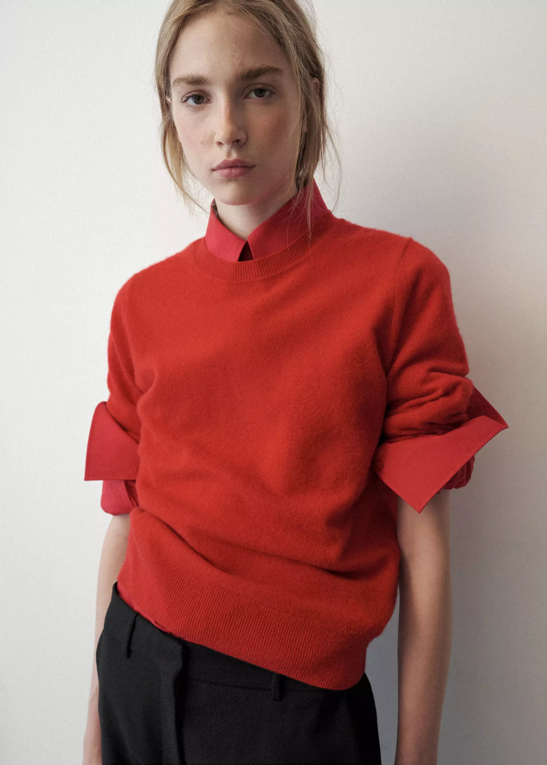 100% Cashmere Round-Neck Sweater - Women | Mango Usa