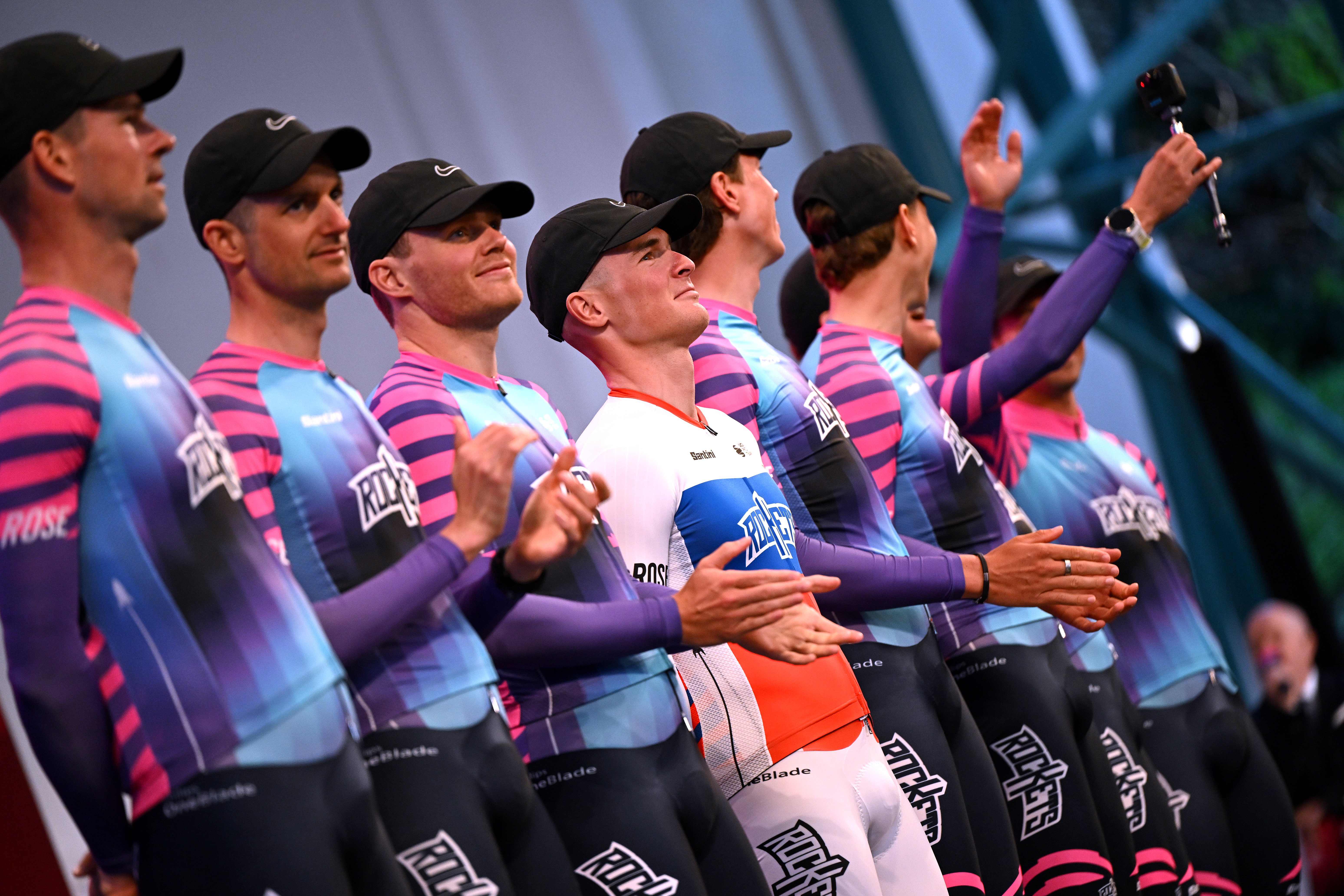 Unibet Rose Rockets at the Giro d'Italia presentation