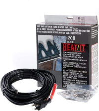 HEATIT HIRD 100 feet 5 Watts Per Foot Roof &amp; Gutter Snow De-Icing Cable | Starting at $49.99 at Amazon