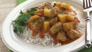 chicken curry dish