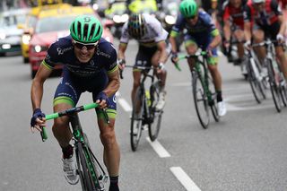 Daryl Impey (Orica-BikeExchange) launches an attack