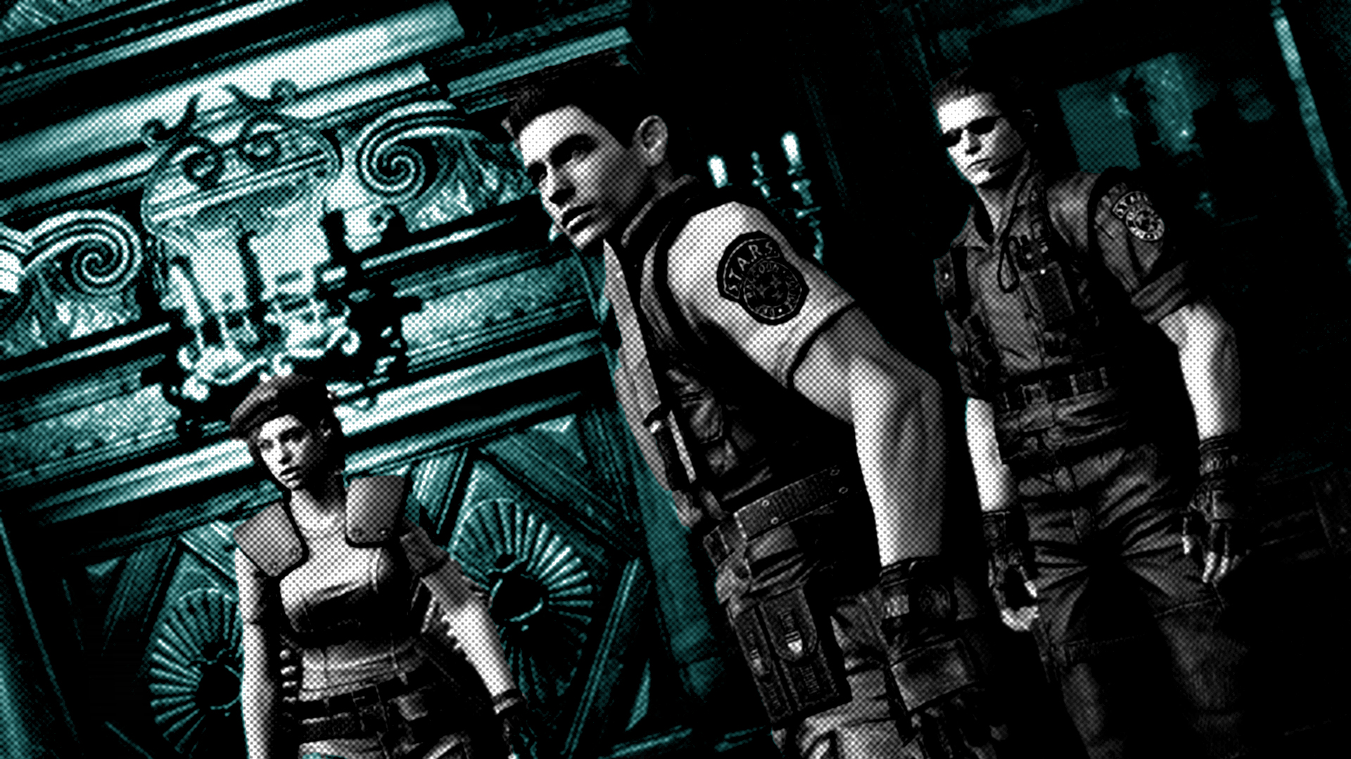 The stars of Resident Evil