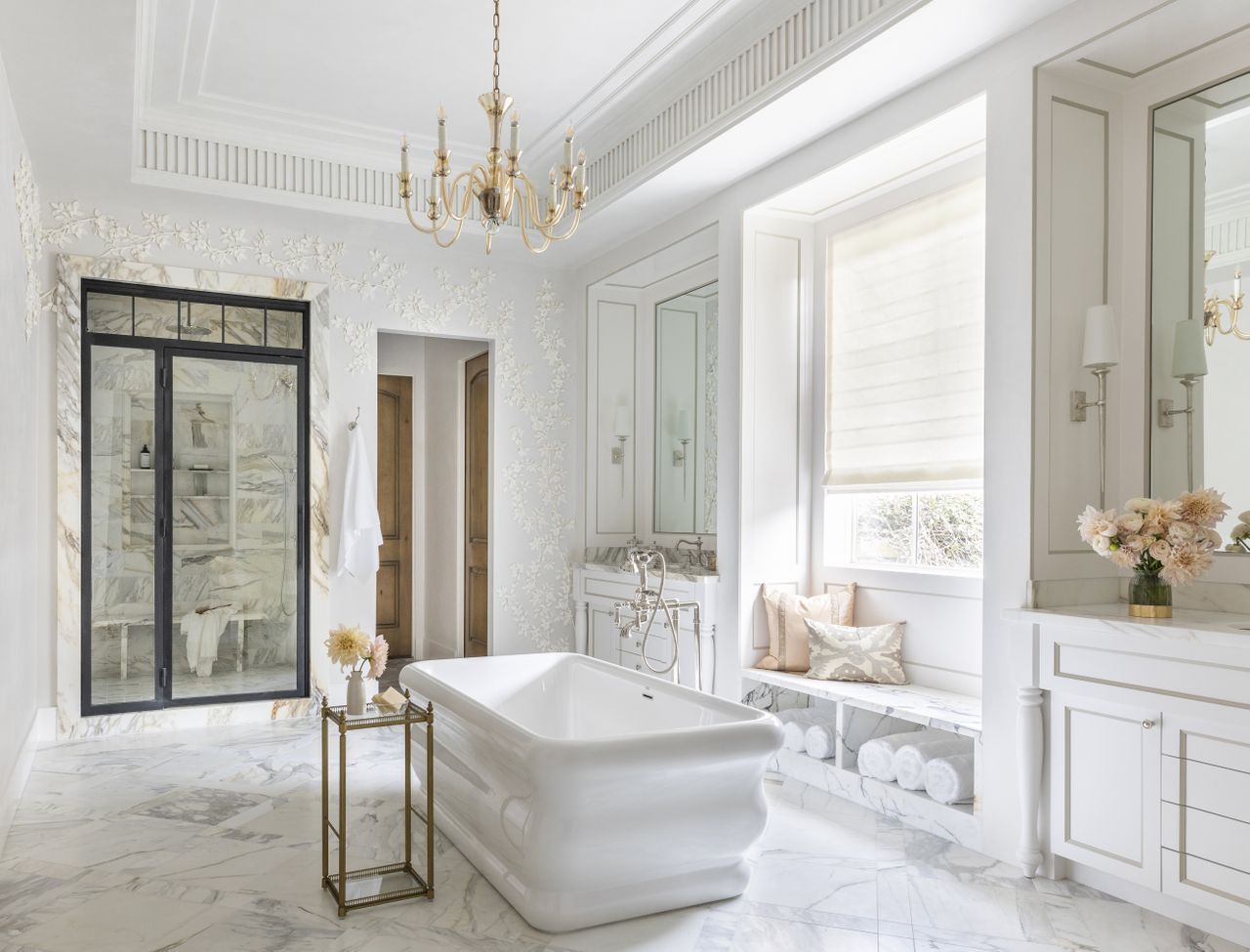Bathroom chandelier ideas – 10 looks for decadent and luxurious lighting | Livingetc