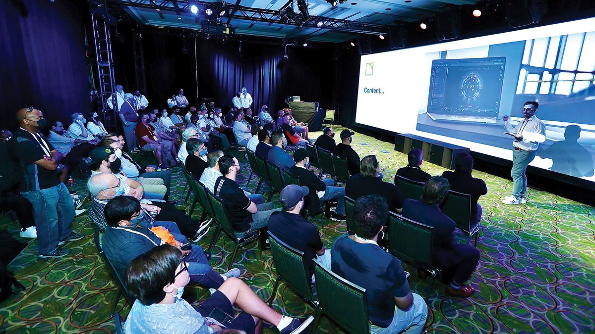 L-Acoustics&#039; audio demo room at InfoComm 2021