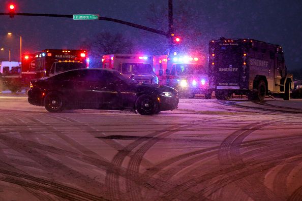 Scene outside Planned Parenthood clinic shooting in Colorado Springs, Colorado