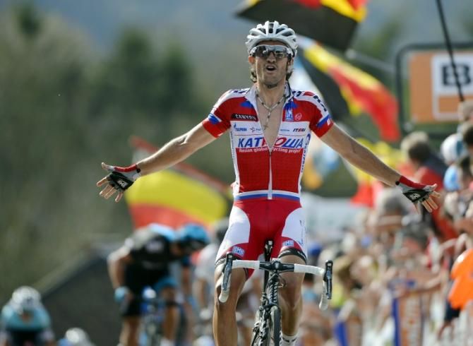 Daniel Moreno (Katusha) triumphs in La Fl&egrave;che Wallonne
