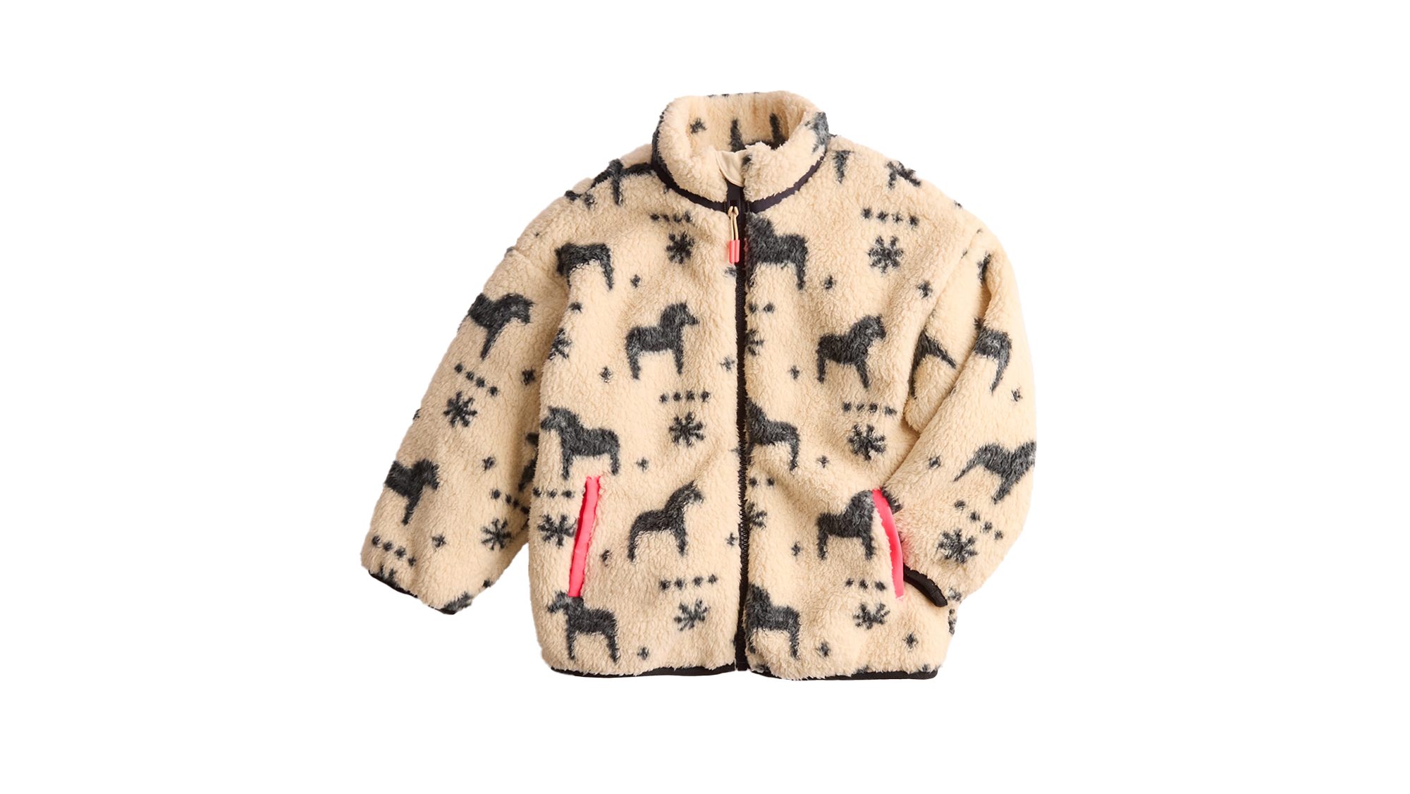 Kids fleece with horse motifs from Marks &amp;amp; Spencer