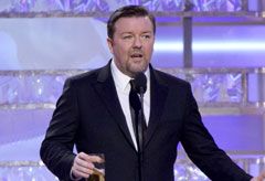 Ricky Gervais, celebrity news, Marie Claire