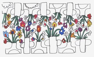flower vases artwork by John Booth