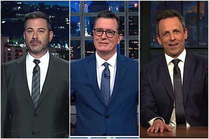 Late night hosts on Trump's coronavirus hunch