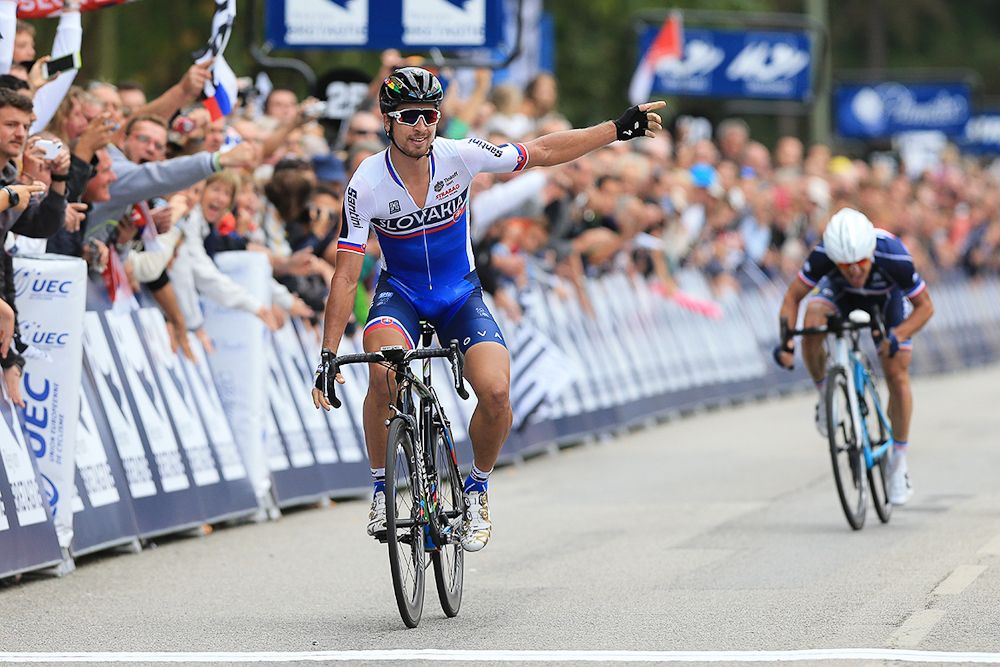 Peter Sagan wins the inaugural European championships