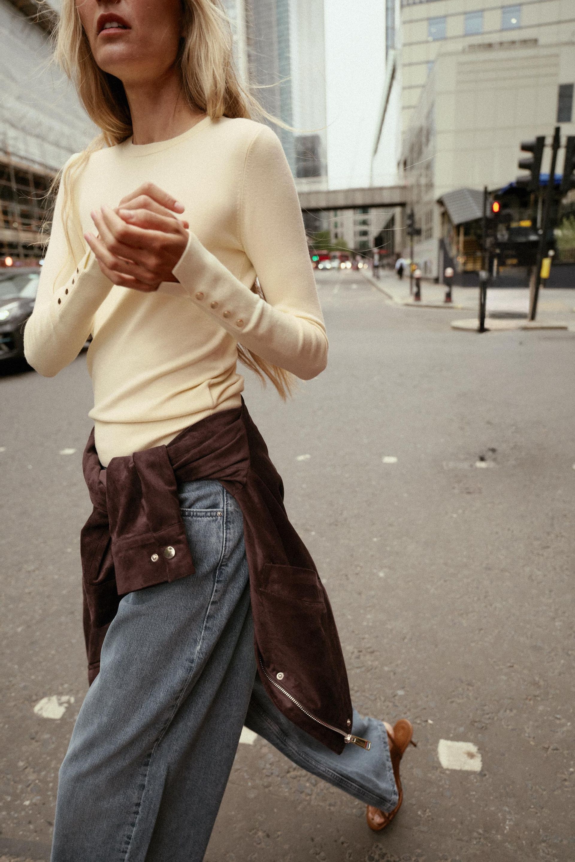 Basic Plain Knit Sweater