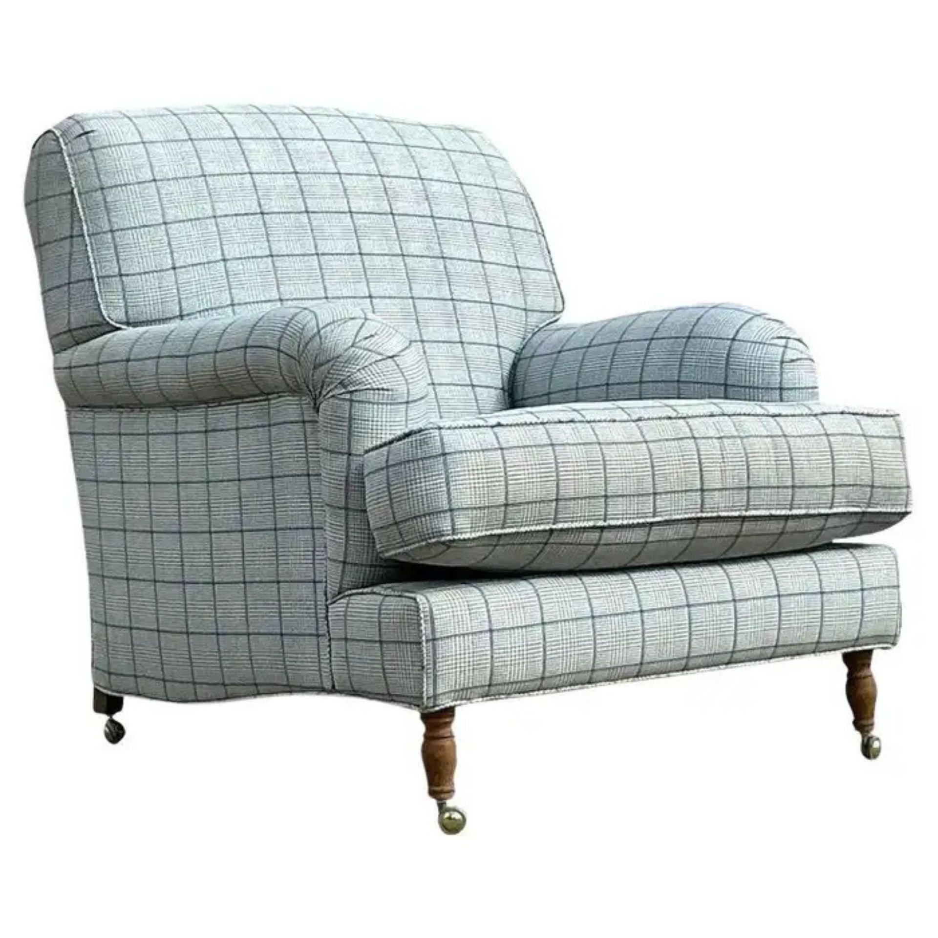 1st Dibs, Vintage Boho Roll Arm Lounge Chair