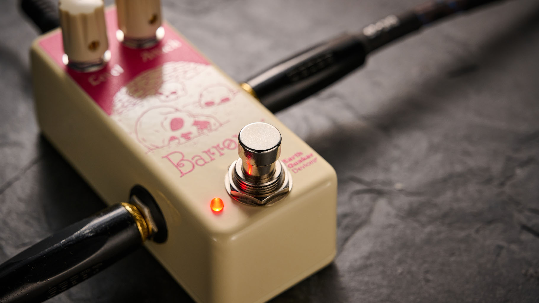 EarthQuaker Devices Barrows Fuzz: the mini-pedal is a two-knob powerhouse based in a vintage Tone Bender.