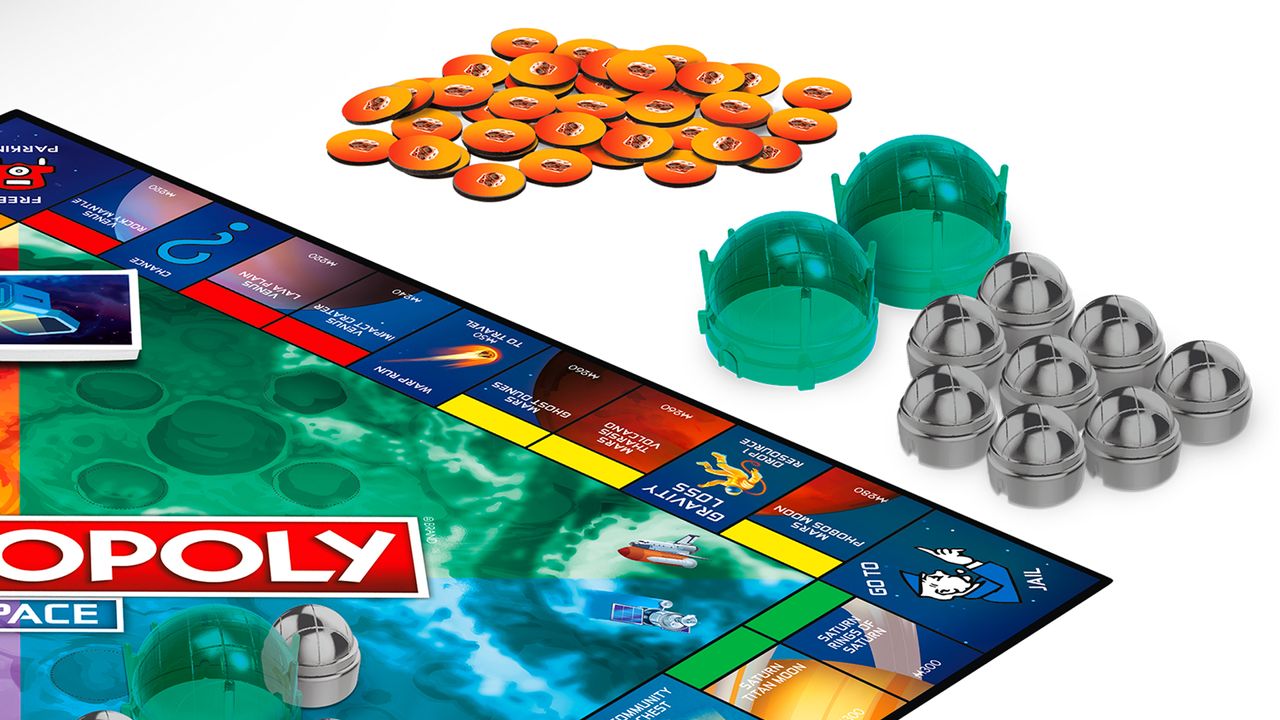 Hasbro has launched the Space Capsule collection of board games, including Battleship Outer Space, Monopoly Space and Trouble: On the Moon Edition. The games are available exclusively at Target.