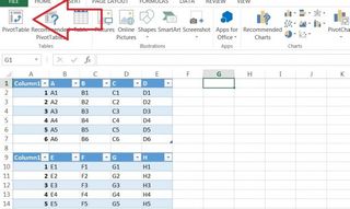 how to create pivottable 2 click pivottable 675403
