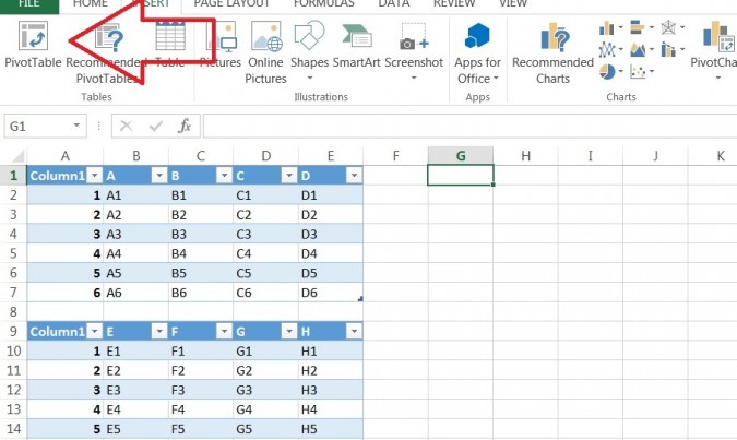 How to Create a Pivot Table Based on Multiple Tables in Excel 2013 ...