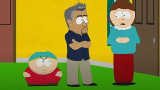 Cartman and his mother in South Park.