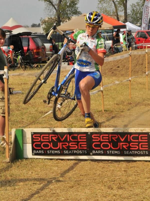 Barriers were no problem for the dominant Georgia Gould.