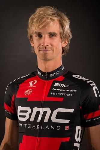Peter Velits in the BMC red and black jersey