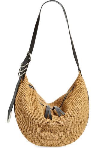 Spire Straw Hobo Bag