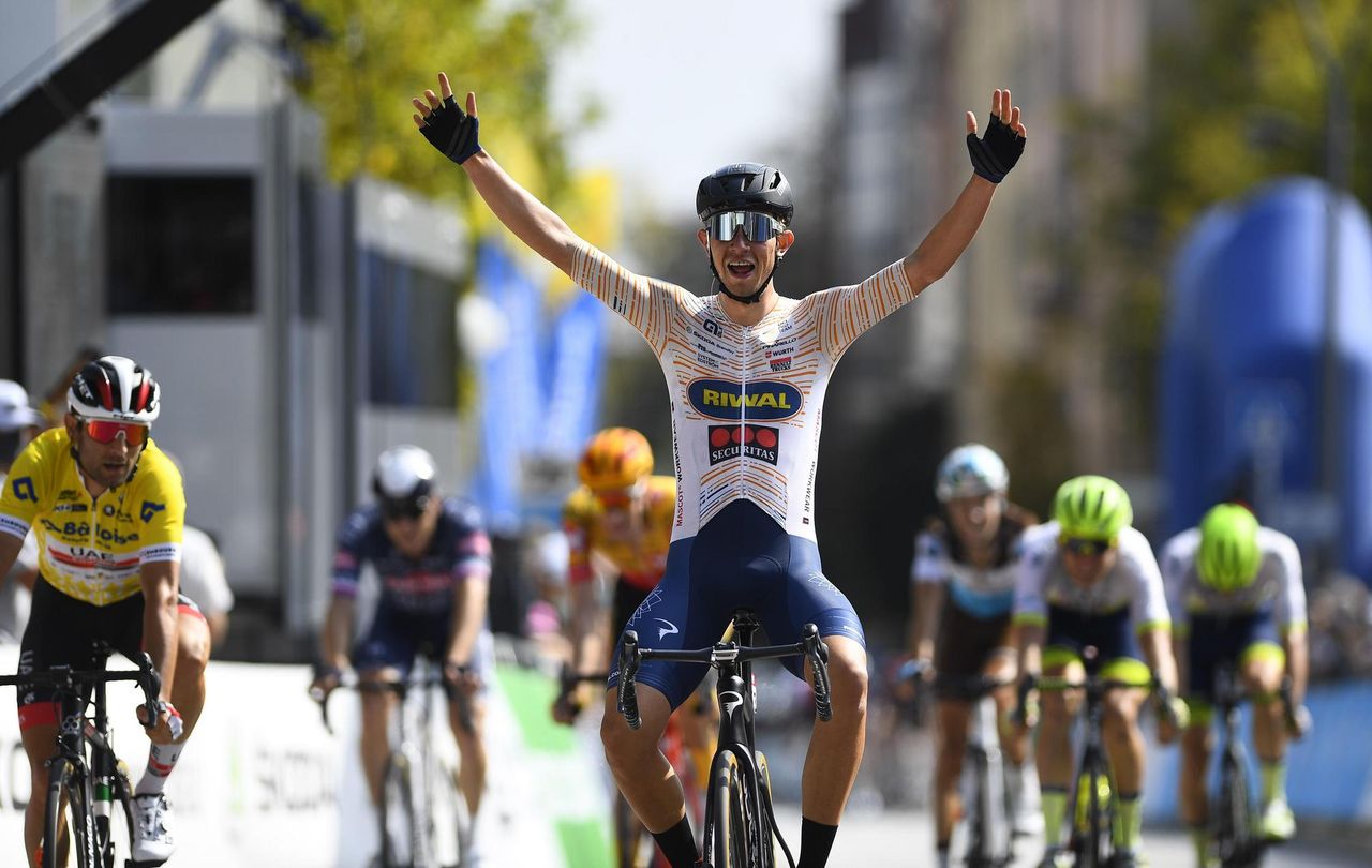 SkodaTour de Luxembourg 2020 5th stage Mersch Luxembourg 177 km 19092020 Diego Ulissi ITA UAE Team Emirates Andreas Kron DEN Riwal Readynez Cycling Team photo Gregory van GansenCVBettiniPhoto2020