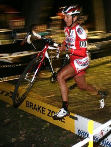 Meredith Miller (California Giant Berry) in second over the barriers