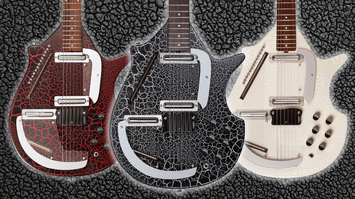 Danelectro Big Sitar in three finishes