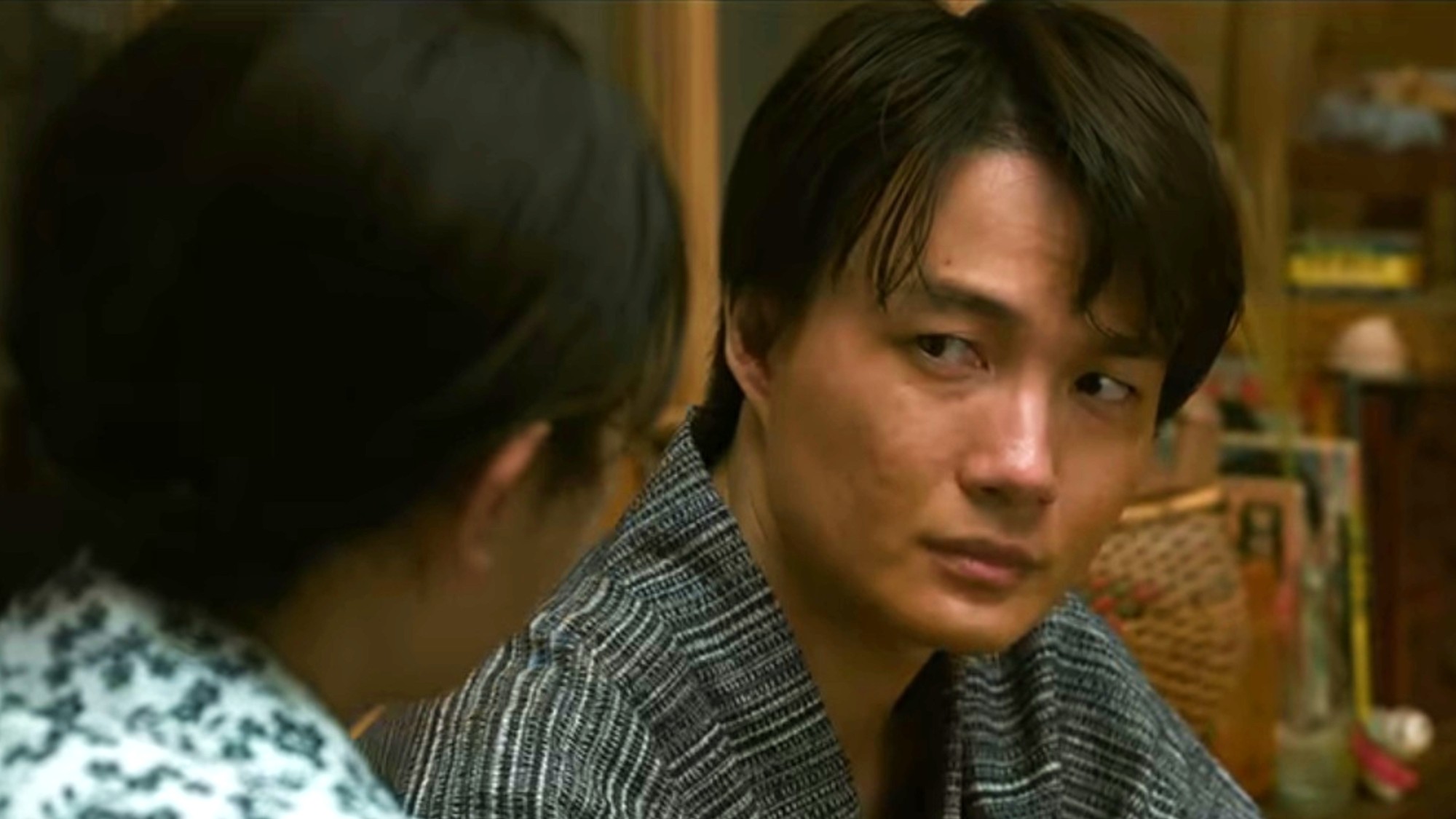 Ryunosuke Kamiki having a serious talk in Godzilla Minus Zero