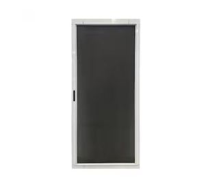 Dark gray mesh screen door