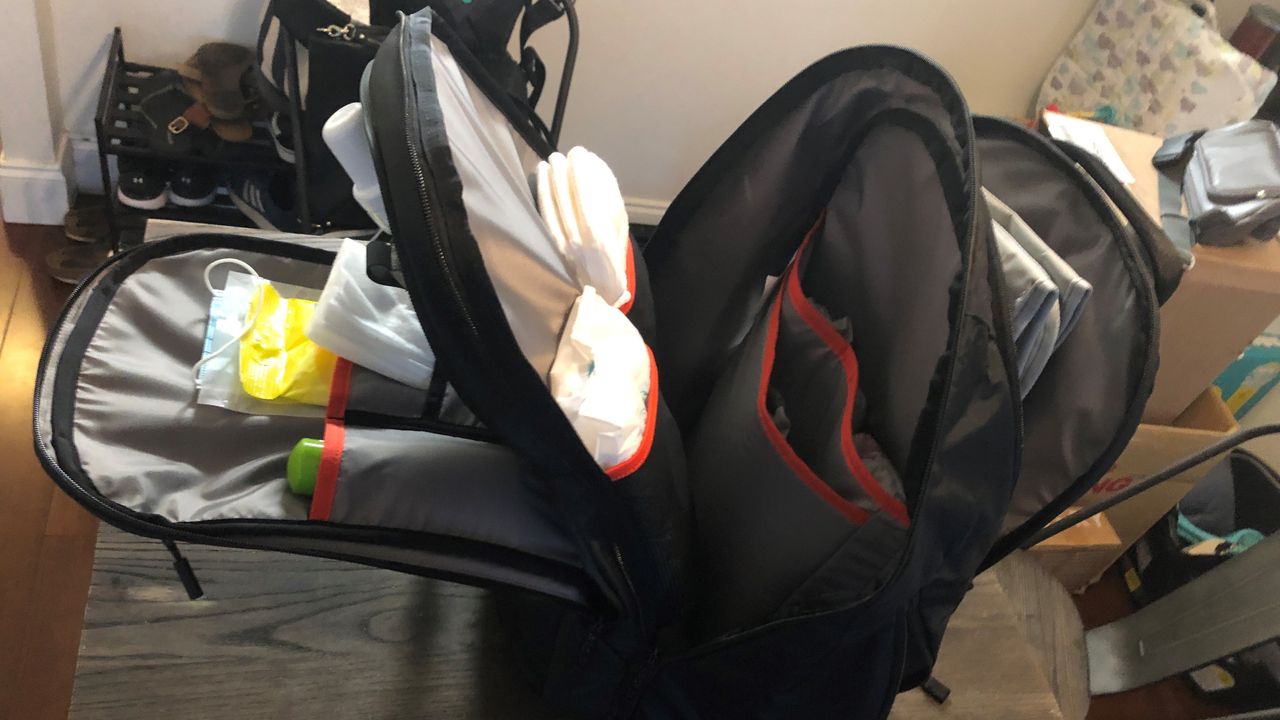 All three sections of BP35 fill with baby items.