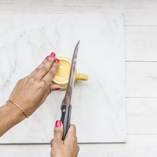 2. Sharpen Knives On The Edge Of A Mug