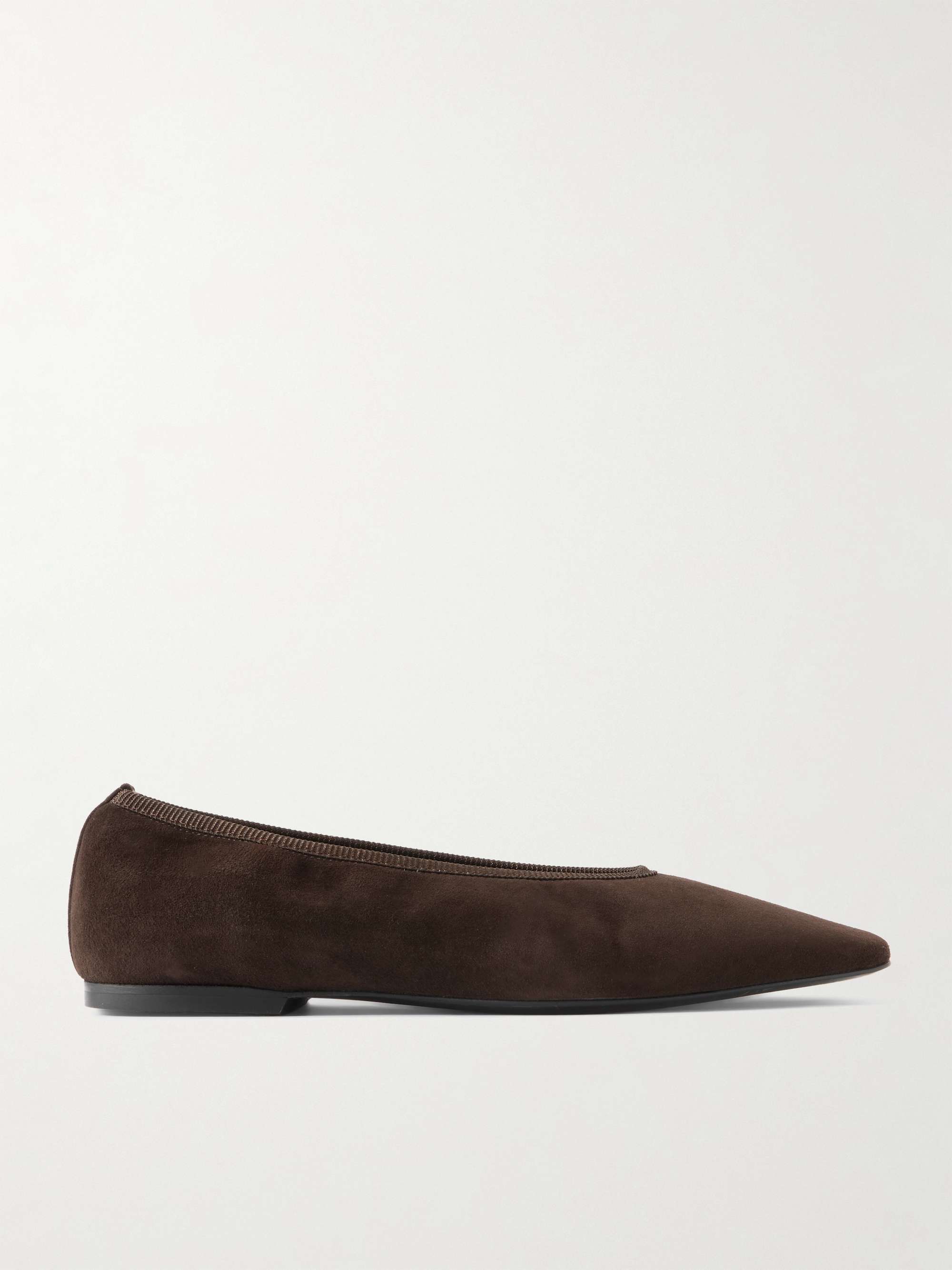 Minimalist Suede Ballet Flats