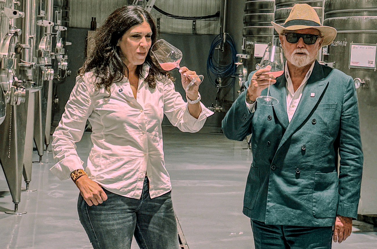 Roger Taylor and Val&amp;eacute;rie Courr&amp;egrave;ges