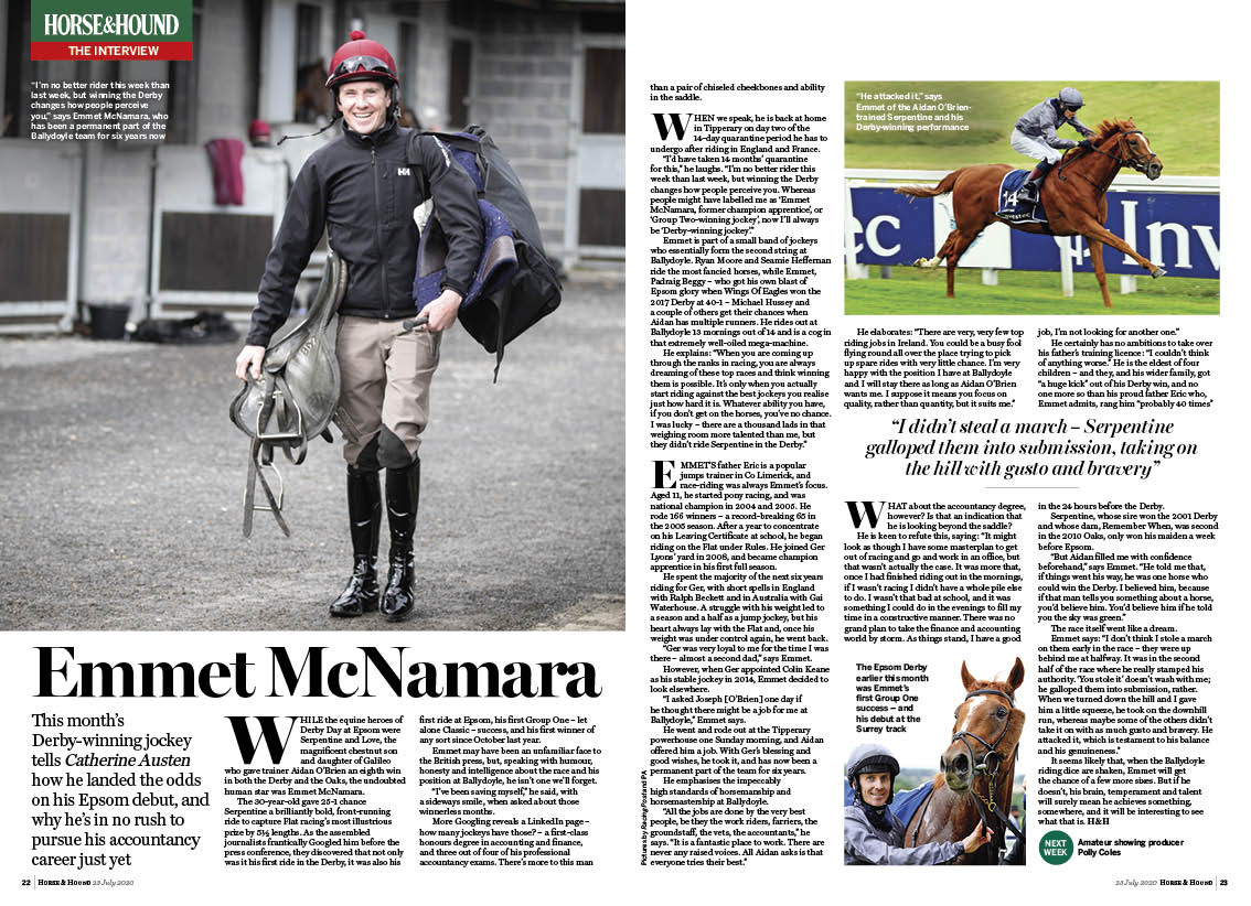 FT 2pp H&amp;amp;H interview Emmet McNam