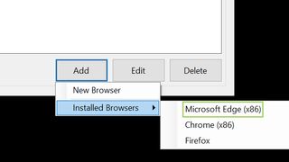 How to enable dynamic browser selection on Windows 10