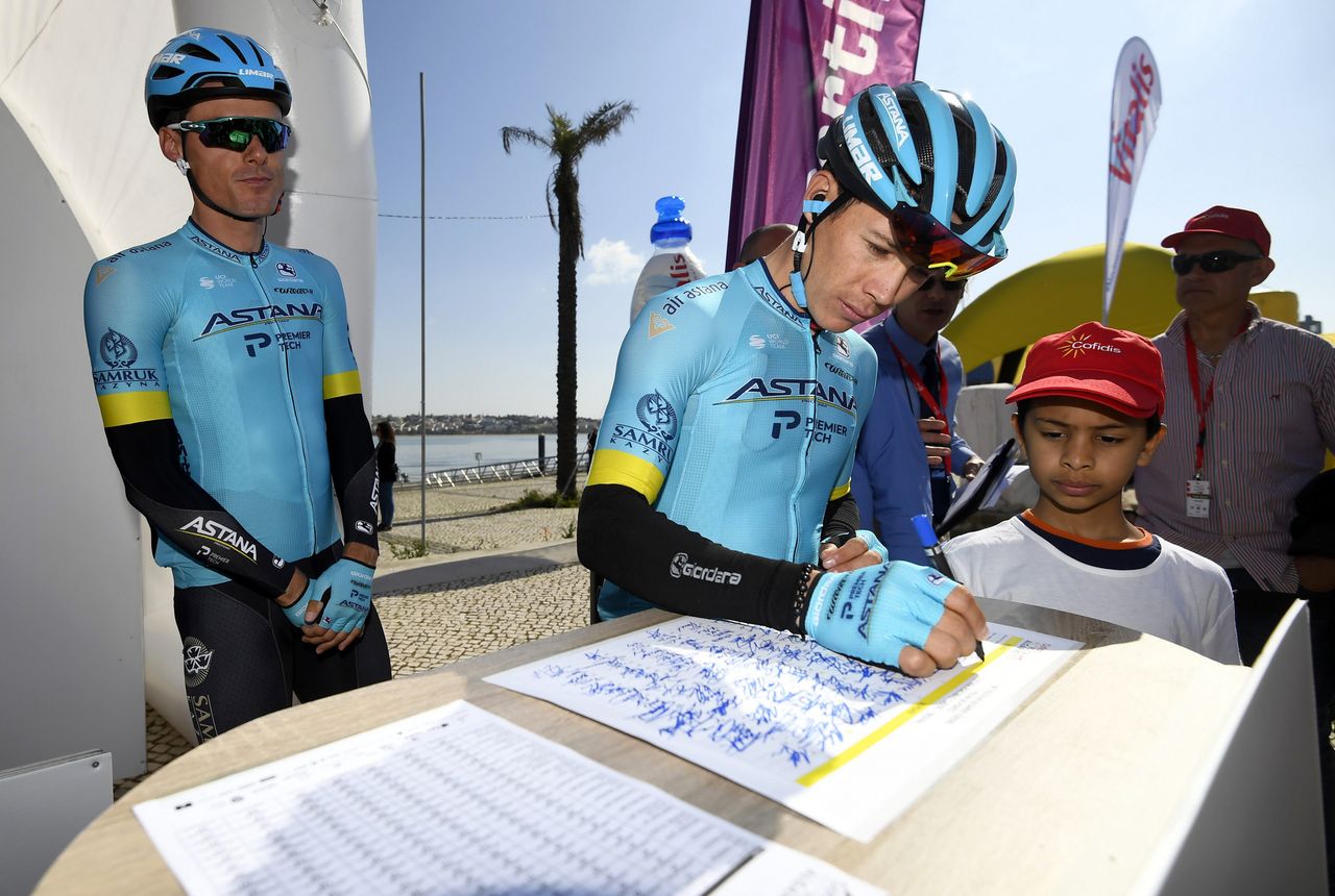 Volta ao Algarve 2020 - 66th Edition - 1st stage Portimao - Lagos 195,6 km - 19/02/2020 - Miguel Angel Lopez (COL - Astana Pro Team) - photo Nico Vereecken/PN/BettiniPhoto&Acirc;&copy;2020