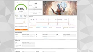 Benchmark completed screen in 3DMark.